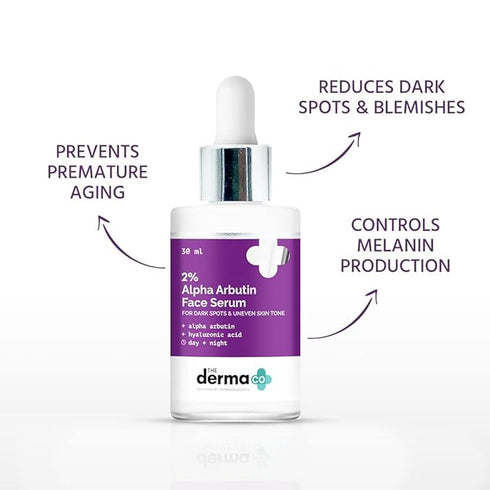The Derma co 2% Alpha Arbutin Face Serum
